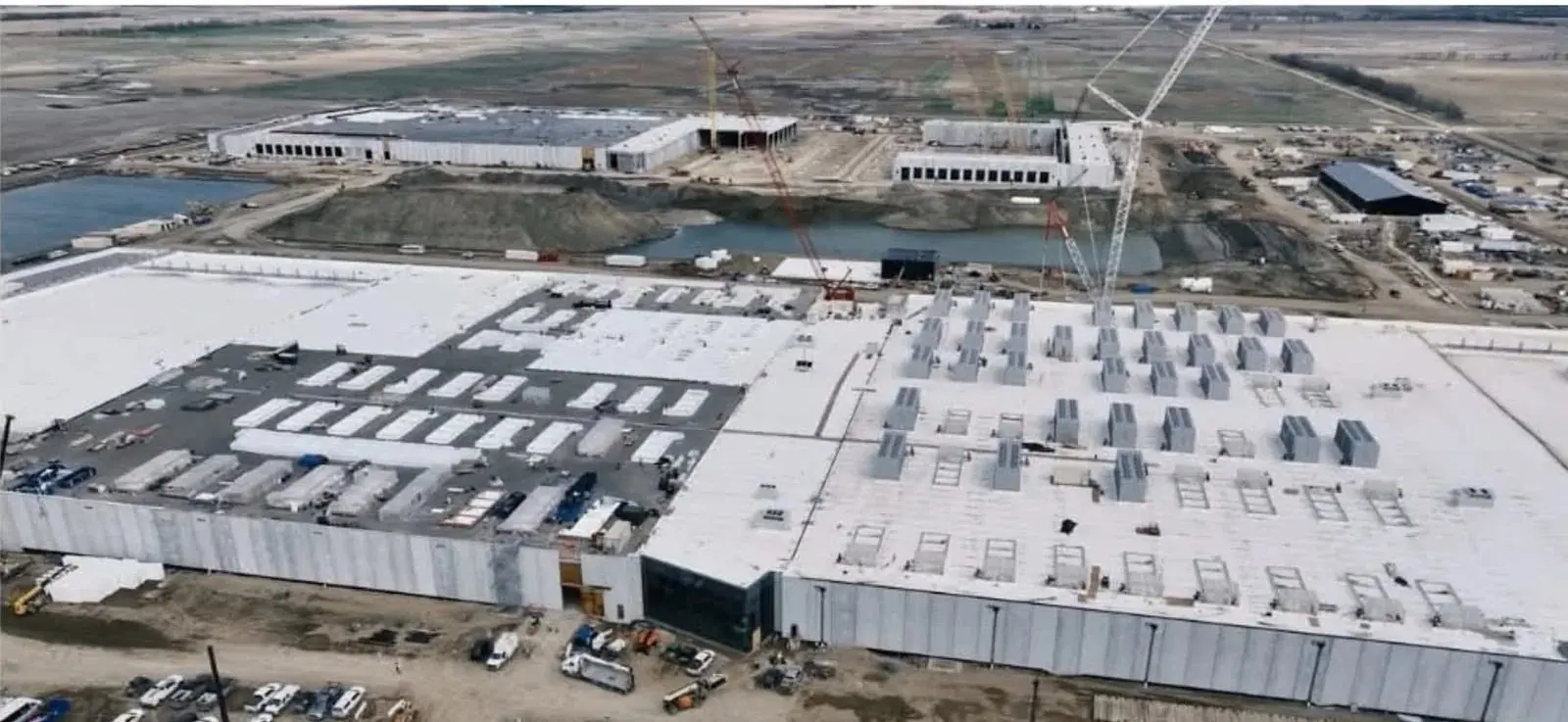 Aerial view of the Polaris Forge 1 campus in Ellendale, North Dakota